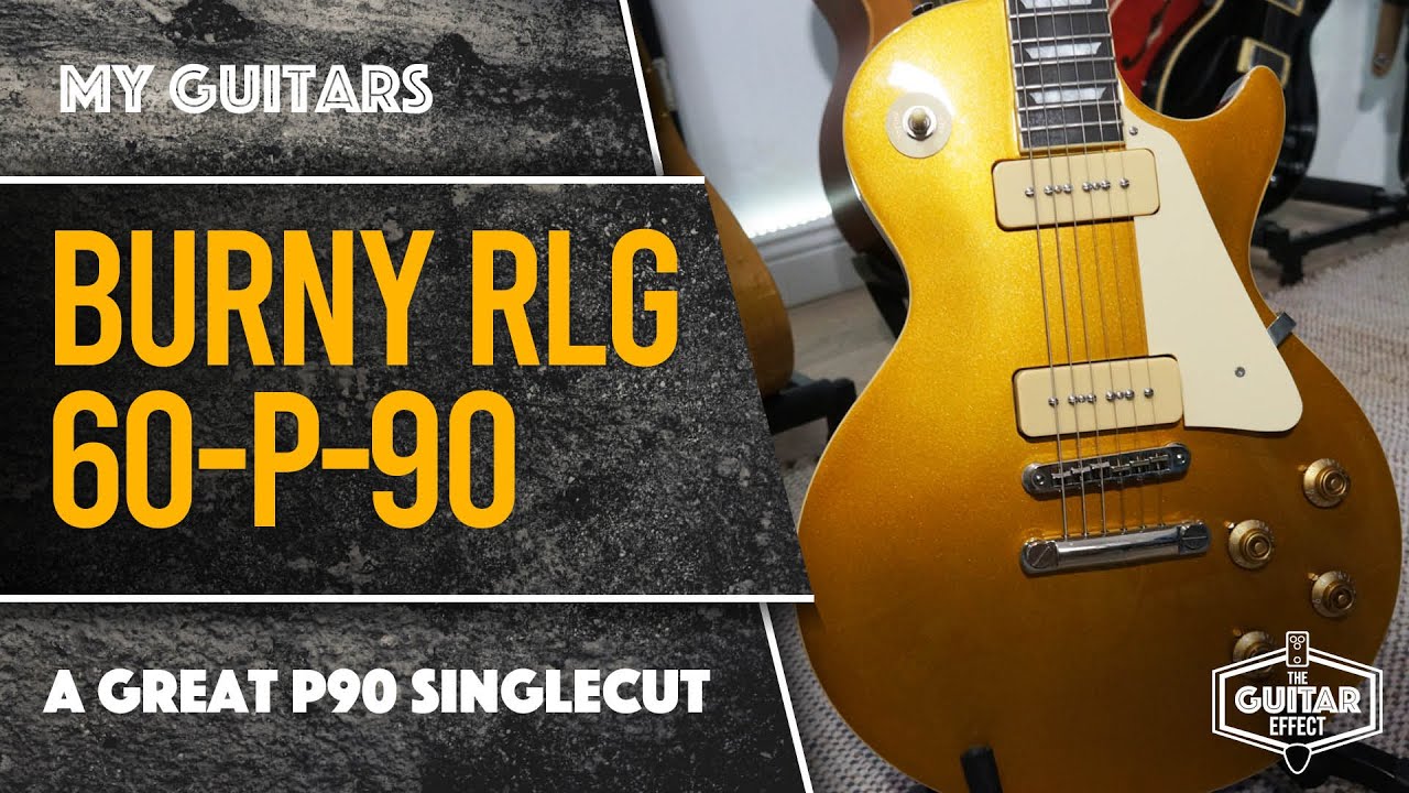 Burny RLG 60P. Goldtop singlecut. An affordable great sounding