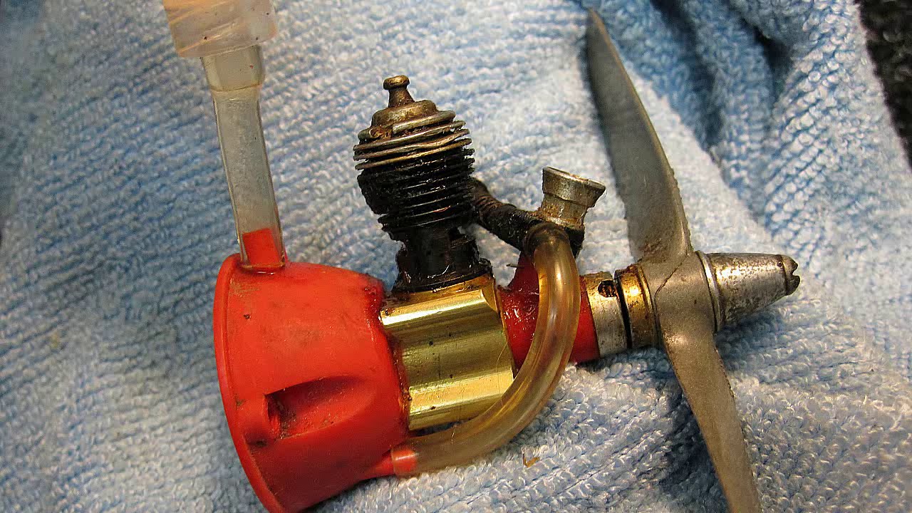 Cox .010 Nitro Engine Powered Shop Rags. History and Demo. - YouTube