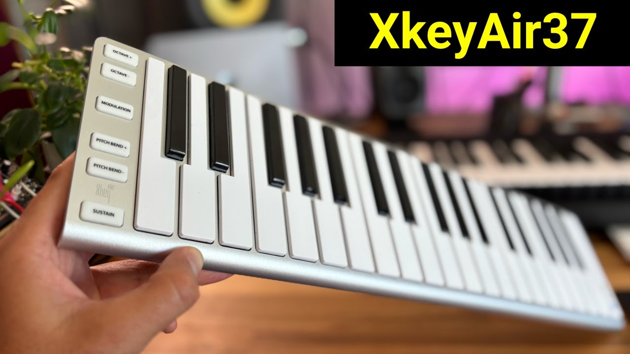 Xkey Air 37: WEIRDEST Portable MIDI Keyboard?! Review, bluetooth