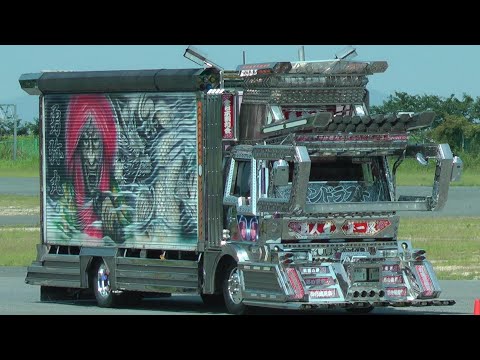 デコトラ エンドラスト 勇弥丸さん アートトラック - YouTube
