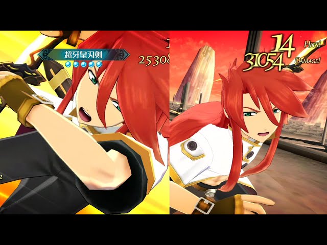 ルーク - 長髪ルーク - 全術技集 4K【テイルズ オブ ザ レイズ】2023/3