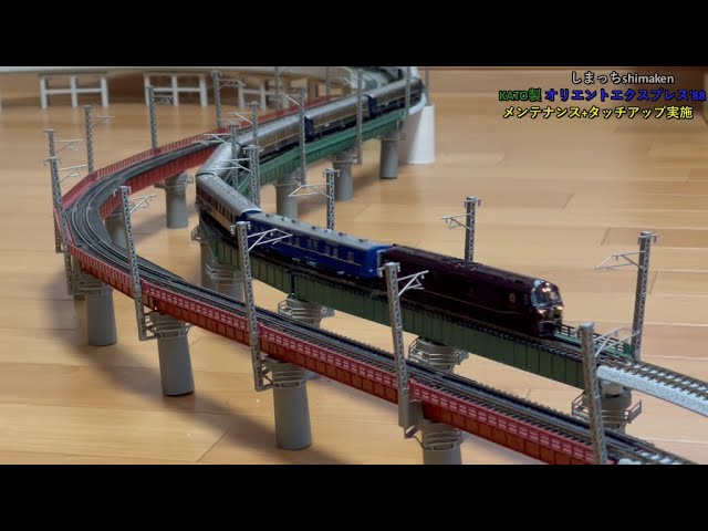 Nゲージ】夢の饗宴実現♪オリエントエクスプレス'88にアノ牽引機で