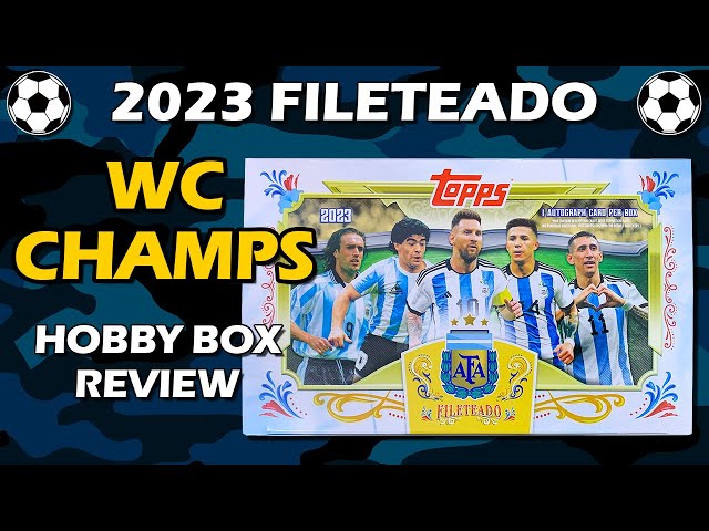 HIGH QUALITY set! 2023 Topps Argentina Fileteado Hobby Box Soccer