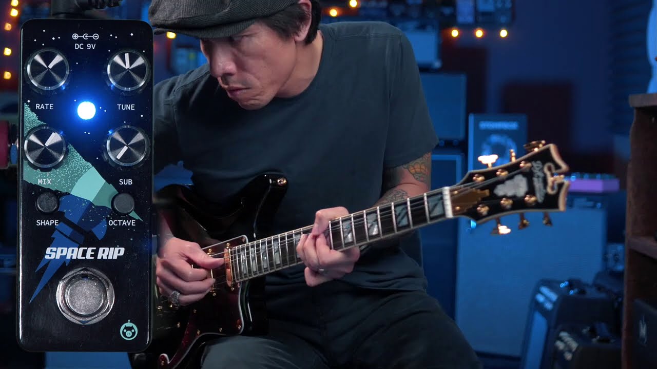 Pigtronix Space Rip analog guitar synth pedal - YouTube