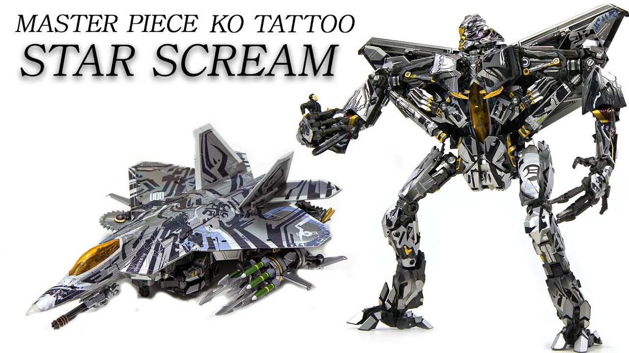 Transformers Movie Masterpiece KO Tattoo StarScream F22 Raptor