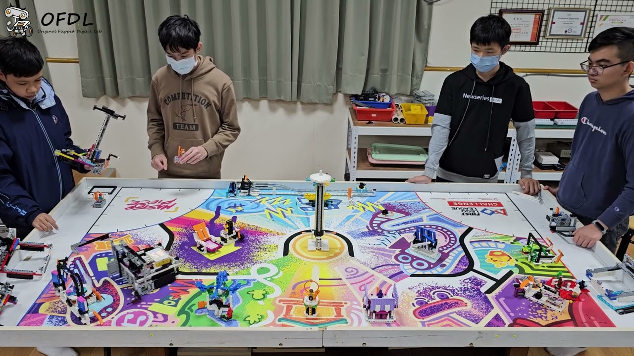 FLL 2023-2024 MASTERPIECE Robot Game - 550 Points in 2:05 - OFDL