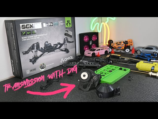 Axial SCX10 III Base Camp Builders Kit | Transmission with Dig
