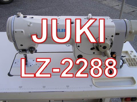 JUKI LZ-2281N 千鳥ミシン 試縫い動画 Zigzag sewing machine - YouTube