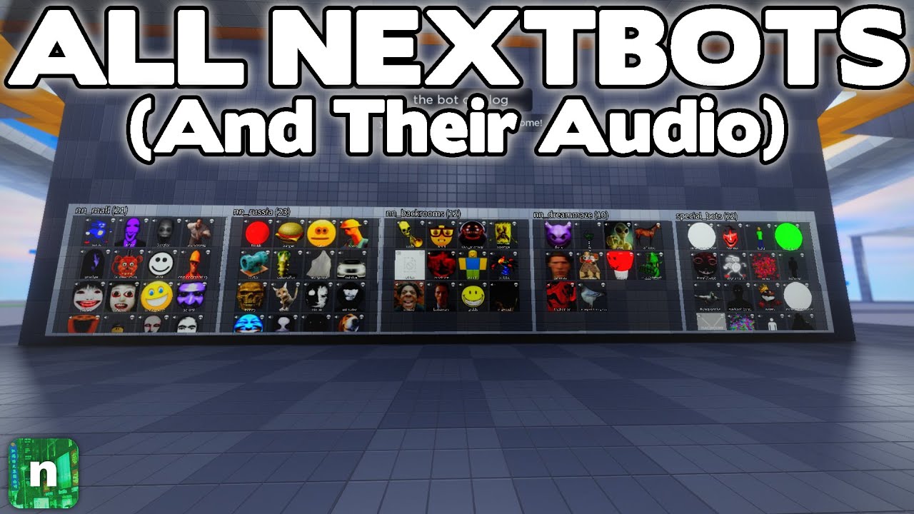 ALL NEXTBOTS And Their AUDIOS In Nico's Nextbots | Roblox