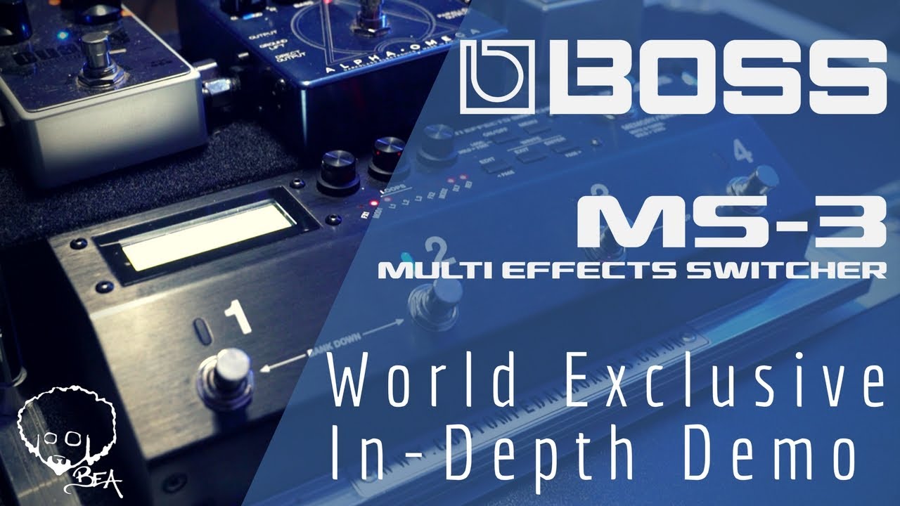 BOSS MS-3 World Exclusive In Depth Demo - YouTube