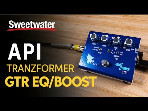 API TranZformer GTR EQ/Boost Pedal Demo - YouTube