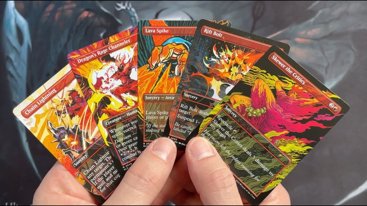 MTG Secret Lair Unboxing | EVERYTHING IS ON FIRE - YouTube