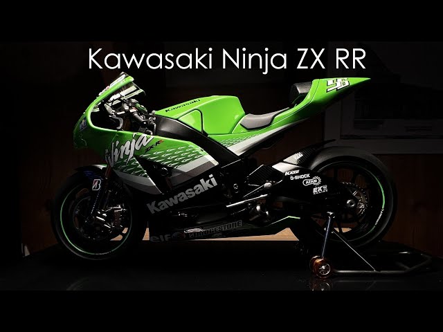 Kawasaki Ninja ZX RR TAMIYA 1/12 scale plastic model [Full Build