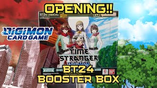 Digimon TCG BT24 Time Stranger Booster Box Opening & Unboxing