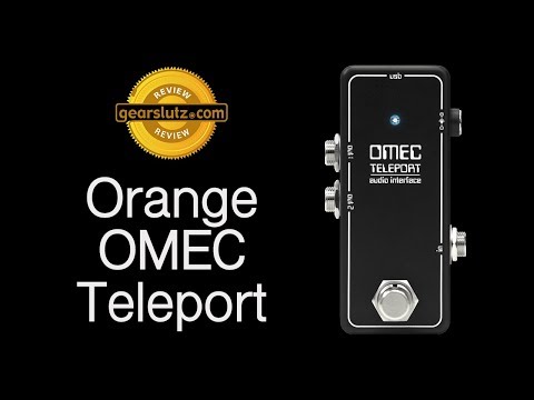 Orange OMEC Teleport Audio Interface: Hands-On - YouTube