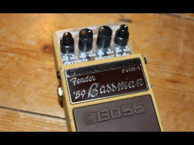 BOSS FBM-1 '59 FENDER BASSMAN - YouTube