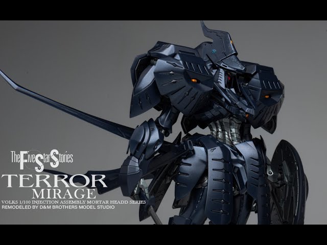 The Five Star Stories-1:100-青騎士(ブルーアーマー)- Volks resin