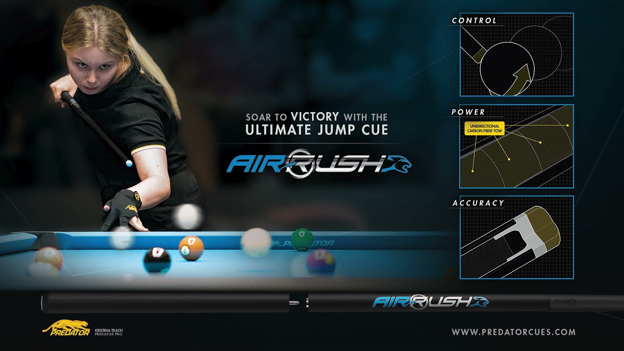 ジャンプキュー プレデター AIR RUSH | ビリヤードの専門店【ニュー