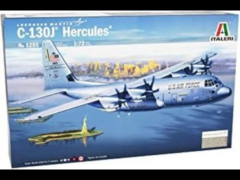 Italeri : C-130J Hercules : 1/72 Scale Model : In Box Review - YouTube