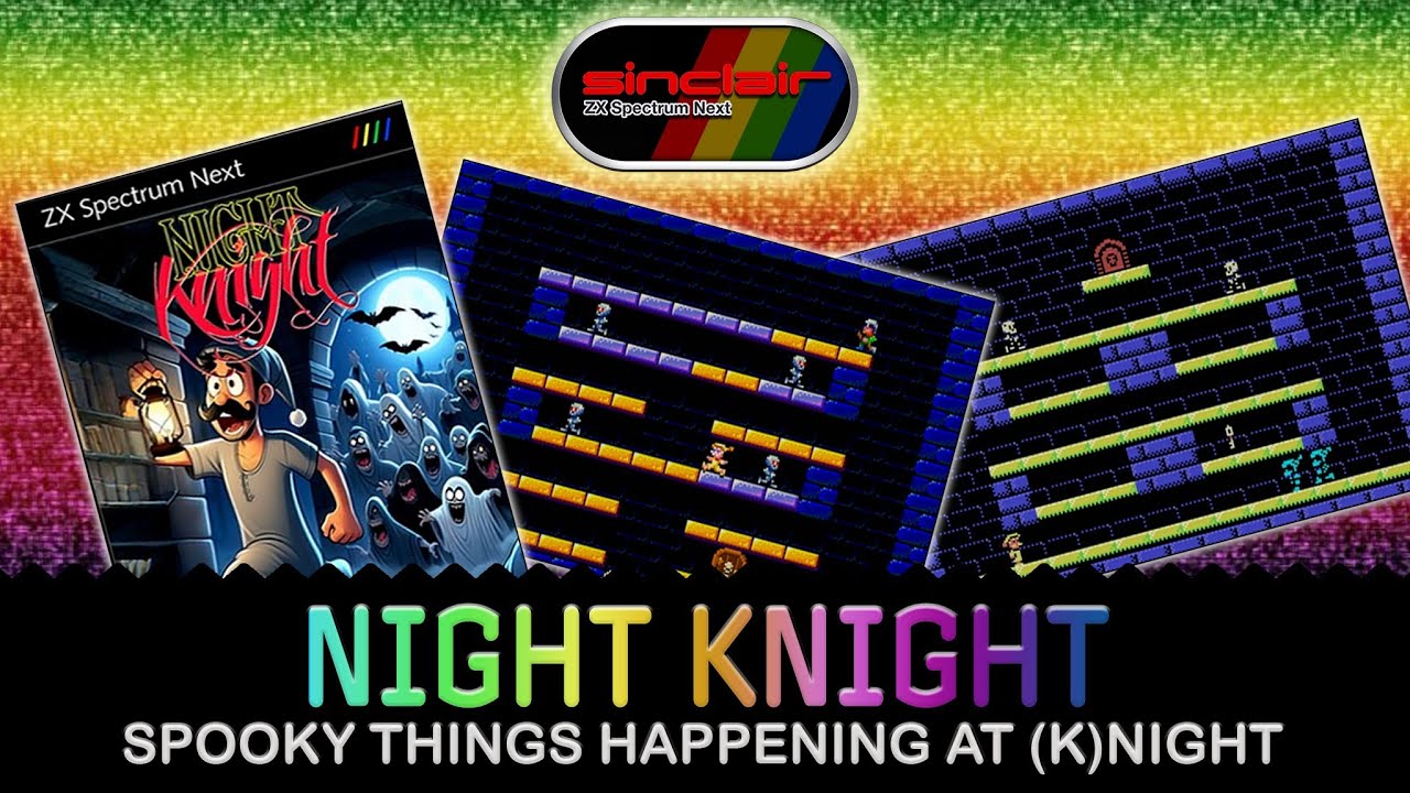Night Knight - a very cute platform game running on the Spectrum