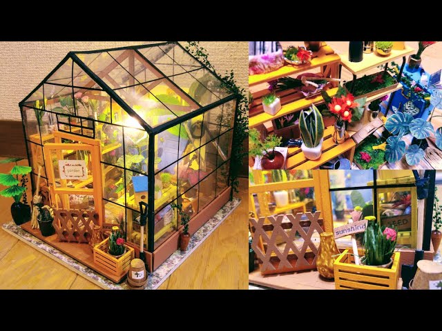 Miniature Dollhouse Kit | CATHY'S FLOWER HOUSE - Robotime - YouTube