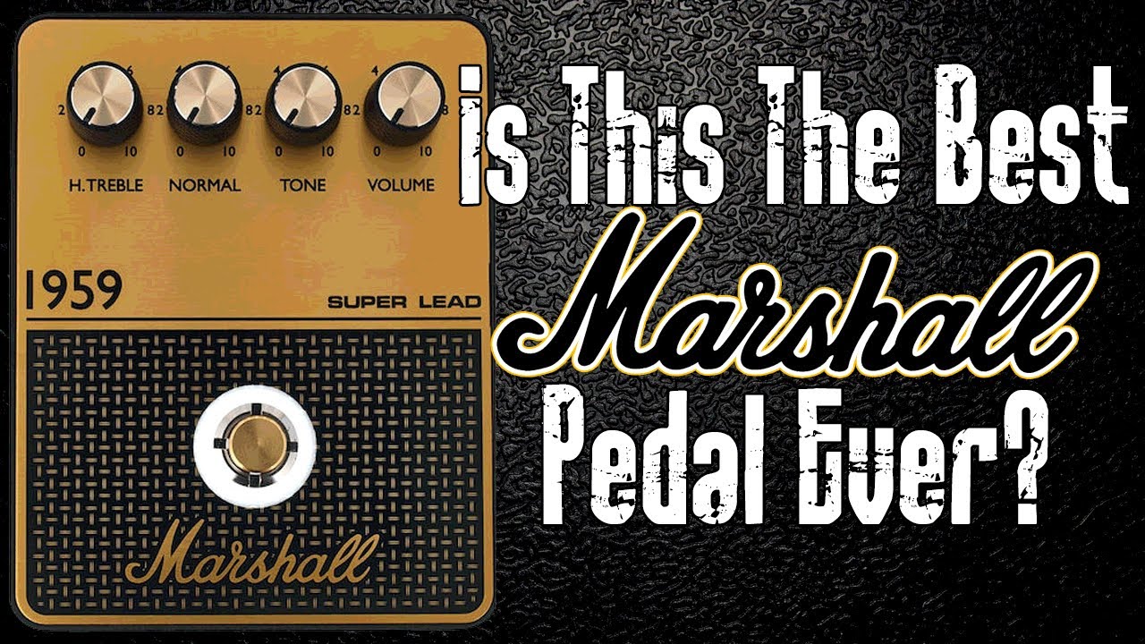 Marshall 1959 Super Lead Pedal #guitarpedals #marshall - YouTube