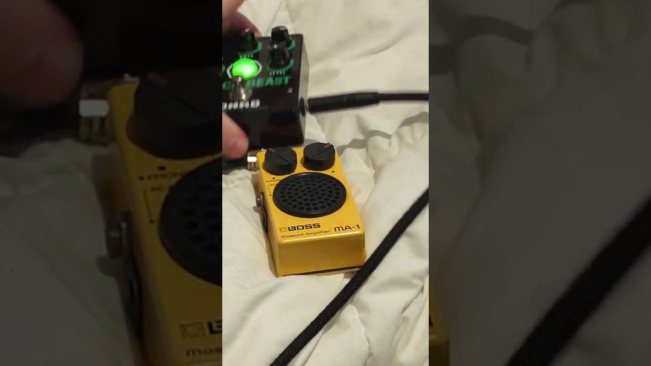 Boss MA-1 Mascot Amplifier vintage 80s guitar pedal - YouTube