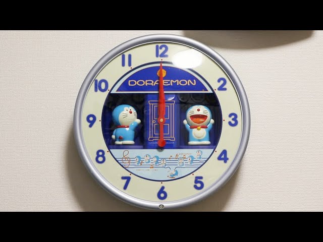 DORAEMON ドラえもん おしゃべりからくり時計 CQ314A - YouTube