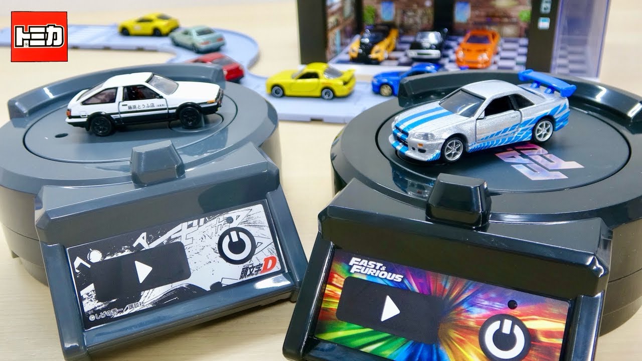 煙が出てるよ!トミカプレミアムアンリミテッド『DRIFT TRUN STAGE』頭