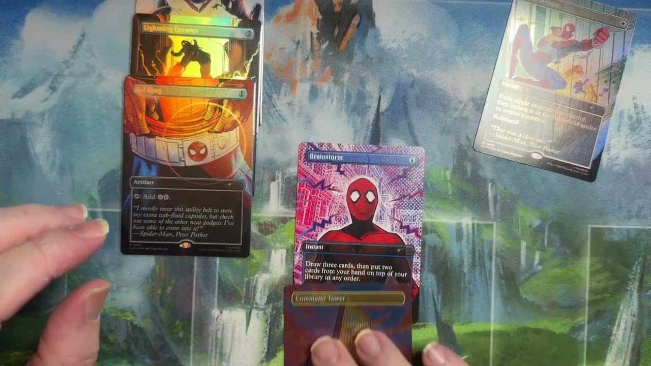 MTG Secret Lair x Marvel's Spider-Man: Heroic Deeds Rainbow Foil