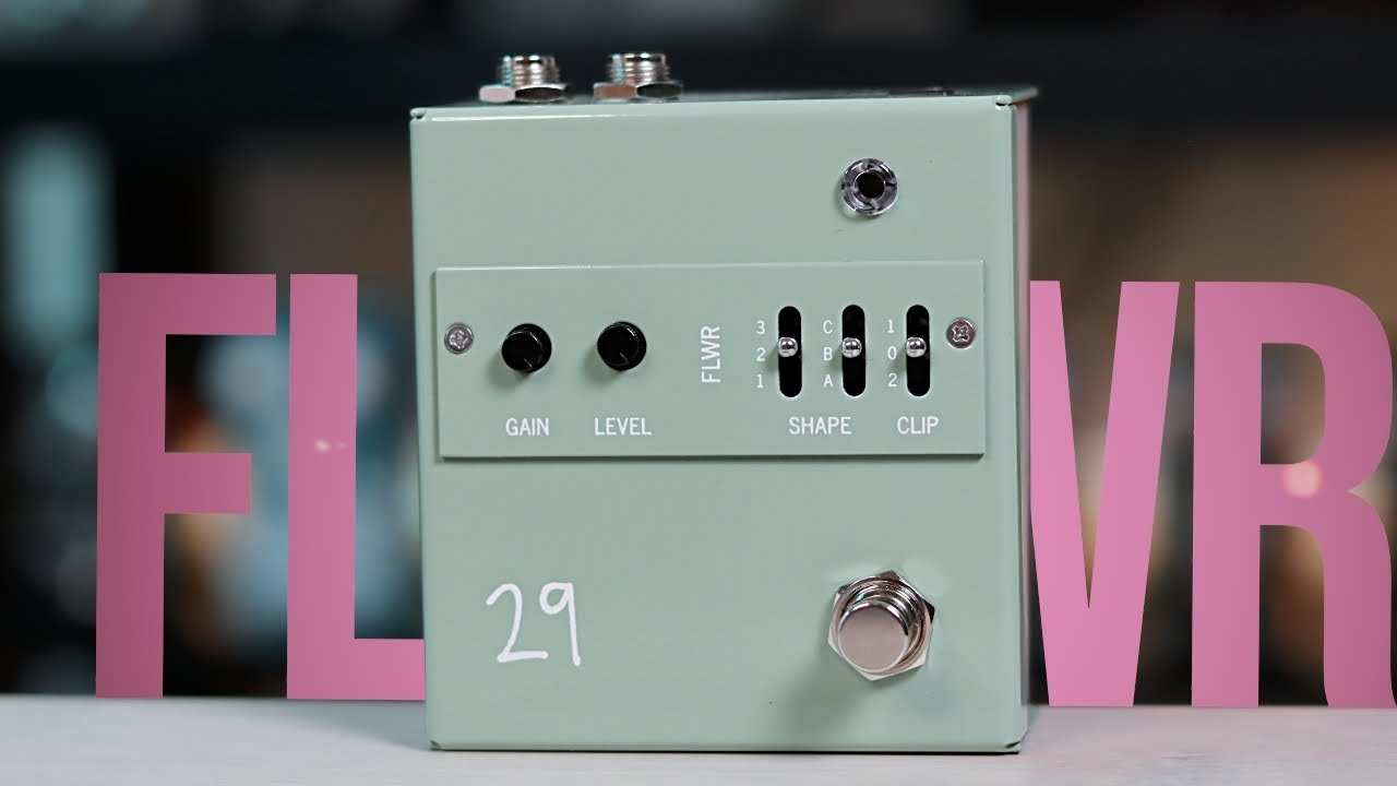 29 Pedals FLWR Demo // Creative Overdrive & Fuzzy Distortion Tones