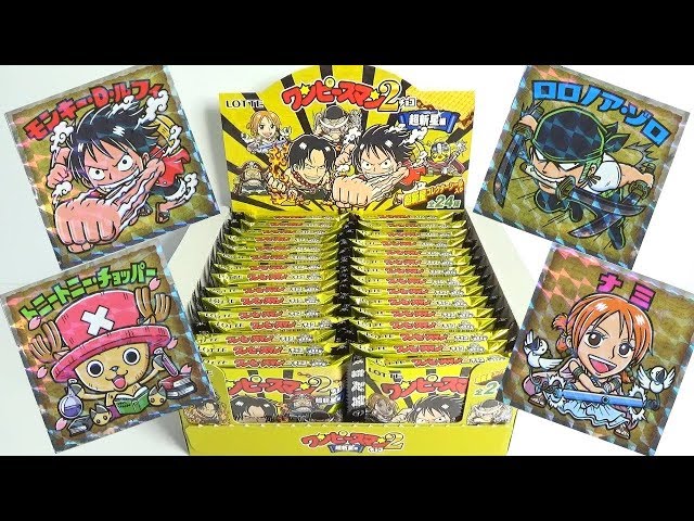 第2弾!! （超新星編） ワンピースマンチョコ2 『1BOX 開封』 ロッテ