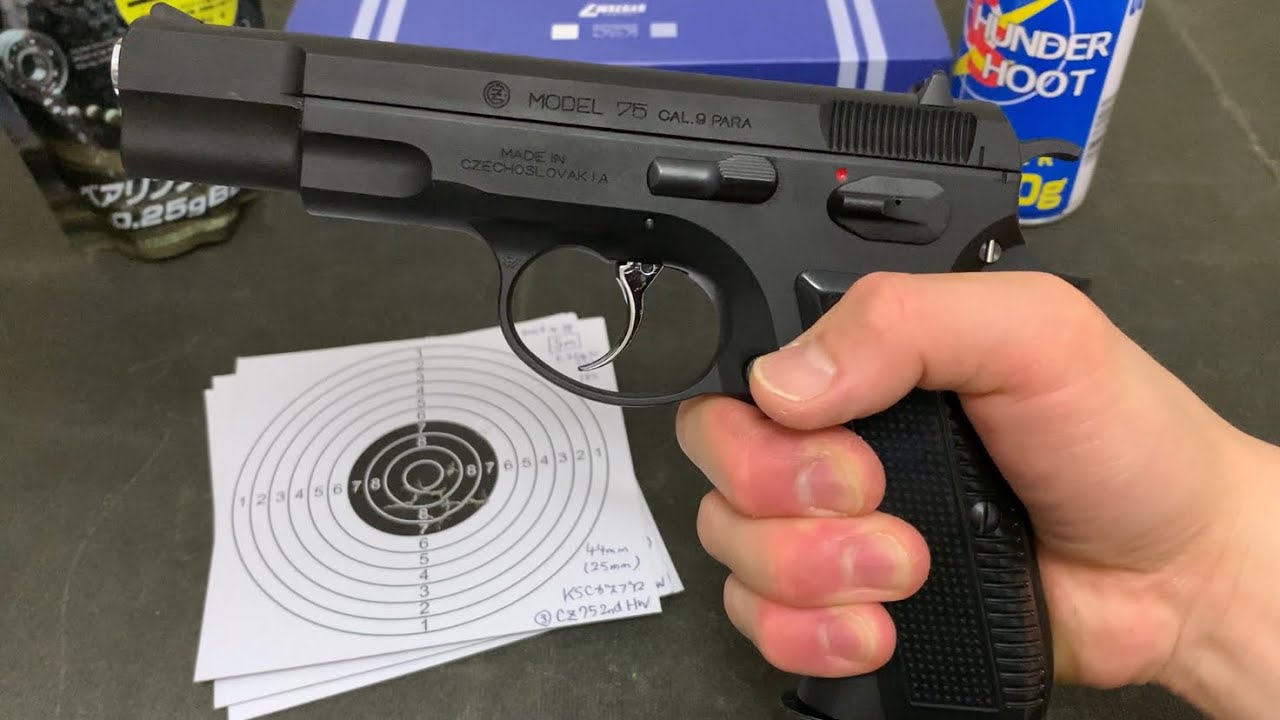 CZ75 2nd Version Heavyweight KSC Gas Blowback Unboxing Review