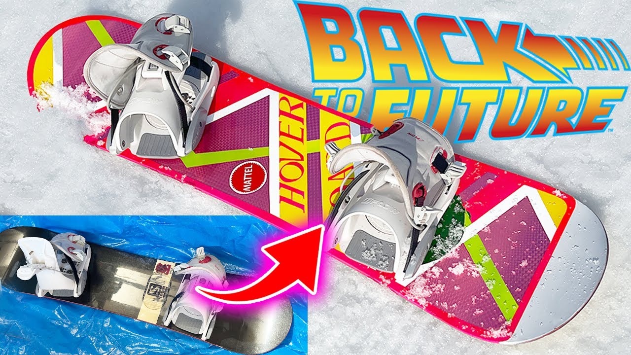 Hoverboard] professional painter tried to make a snowboard