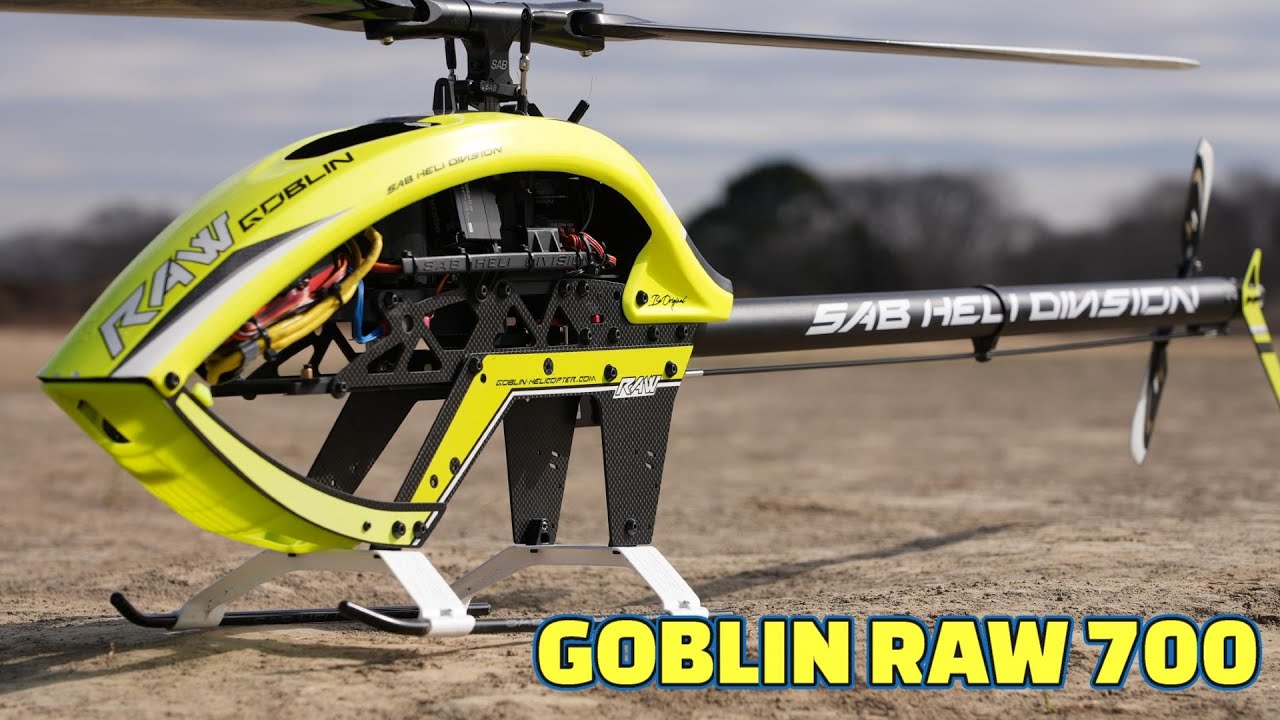 ラジコンヘリ SAB GOBLIN RAW Soft Flight ＆ HARD Flight - YouTube