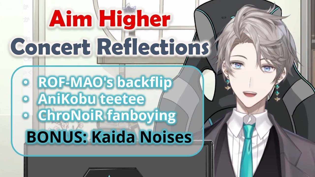 ENG SUB】Aim Higher Concert Reflections【Kaida Haru 甲斐田晴 / ROF