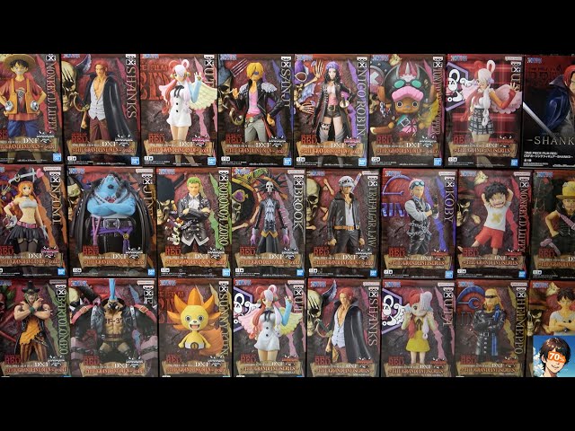 Unboxing all the types of One Piece movie prize figures 