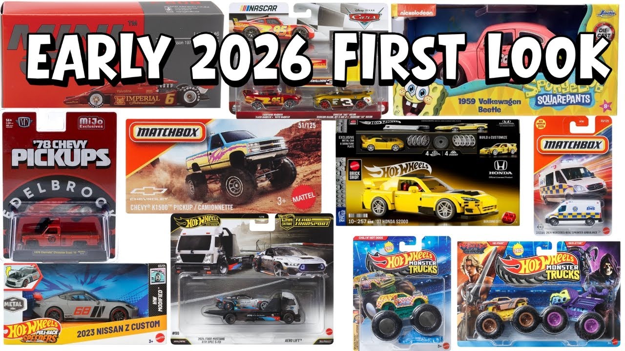 2026 ALREADY?! 😱 FIRST LOOK at HARD-TO-FIND Hot Wheels! Part-2