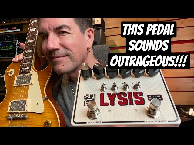 THIS PEDAL SOUNDS TOTALLY OUTRAGEOUS! SOLID GOLD FX LYSIS - YouTube