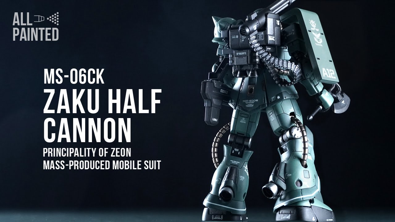 031【ガンプラ全塗装】HG ZAKU HALF CANNON（HGザク ハーフキャノン