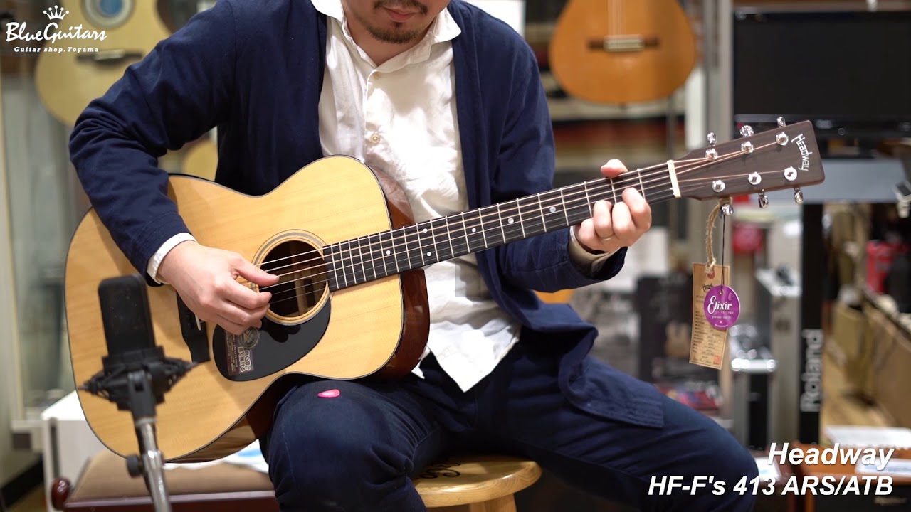 Blue Guitars - HEADWAY HF-F's 413 ARS/ATB - YouTube