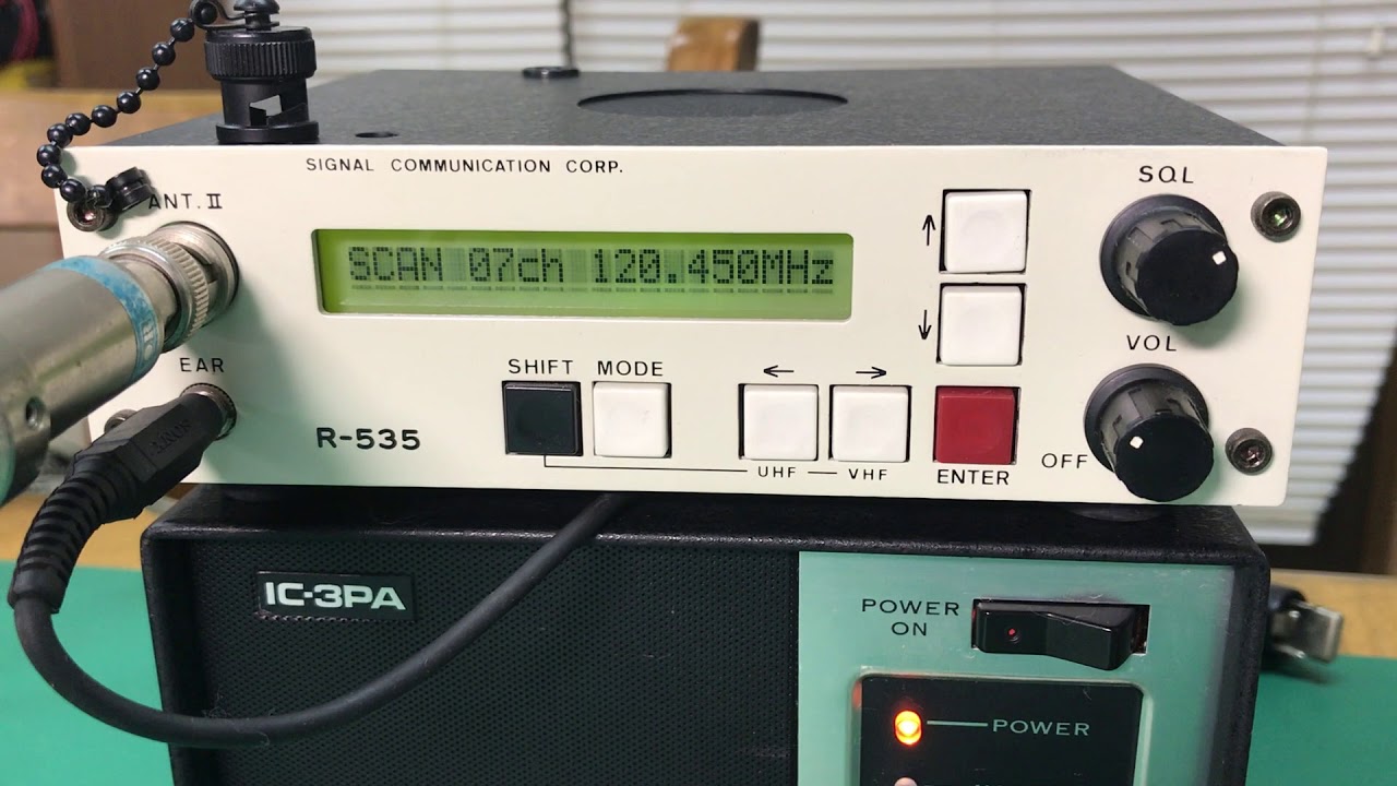 アジア通信工業 SIGNAL R-535～航空無線受信機 - YouTube