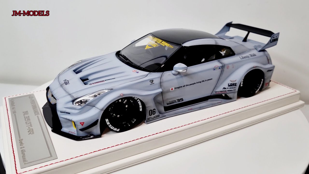 LB Liberty Walk Nissan R35 GT-RR Matt Grey Zero Fighter By D&G