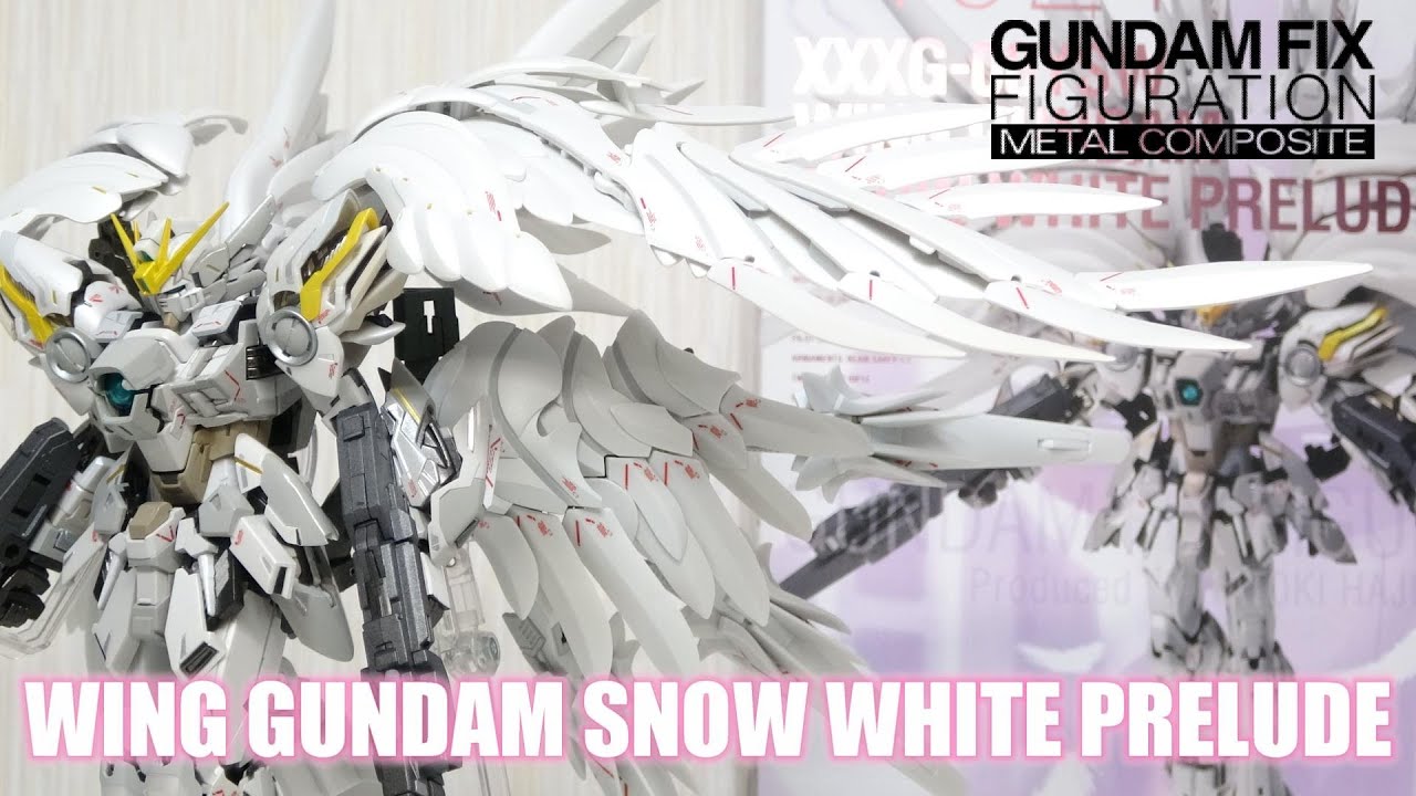 Super Alloy GFF METAL COMPOSITE] Wing Gundam Snow White Prelude