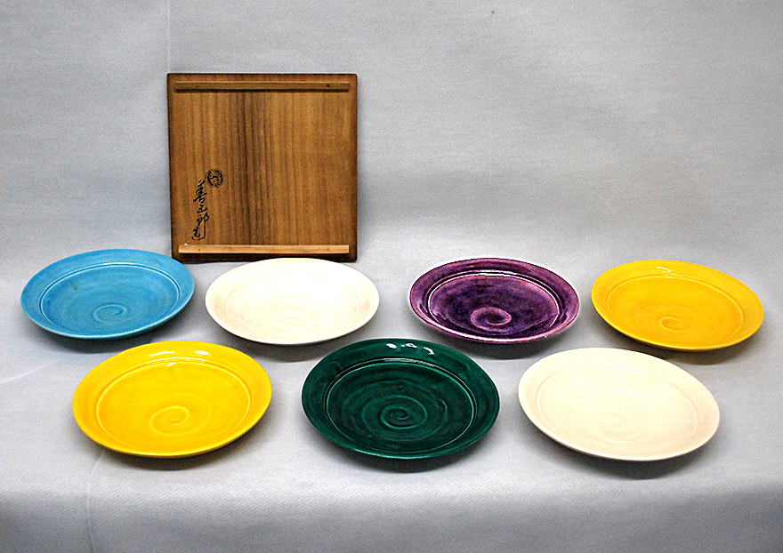 永楽 即全（善五郎）の菓子皿を店頭にてお買い取りさせて頂きました