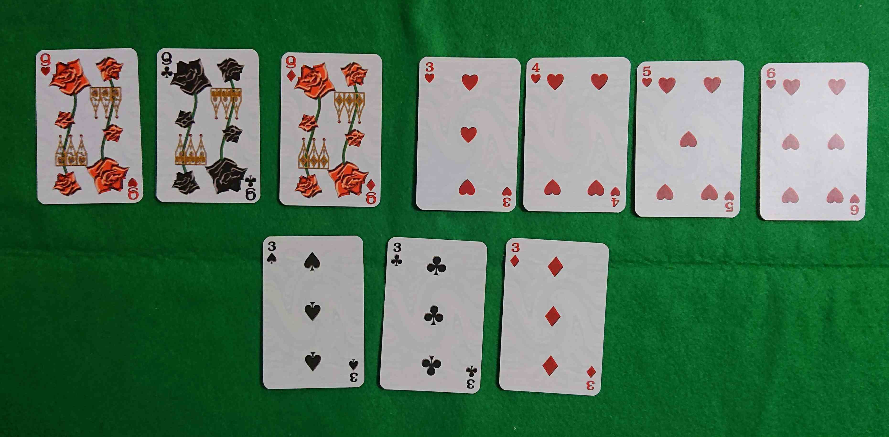 ジンラミー トランプ カードゲーム 早くノックせよ！ | おじさんの