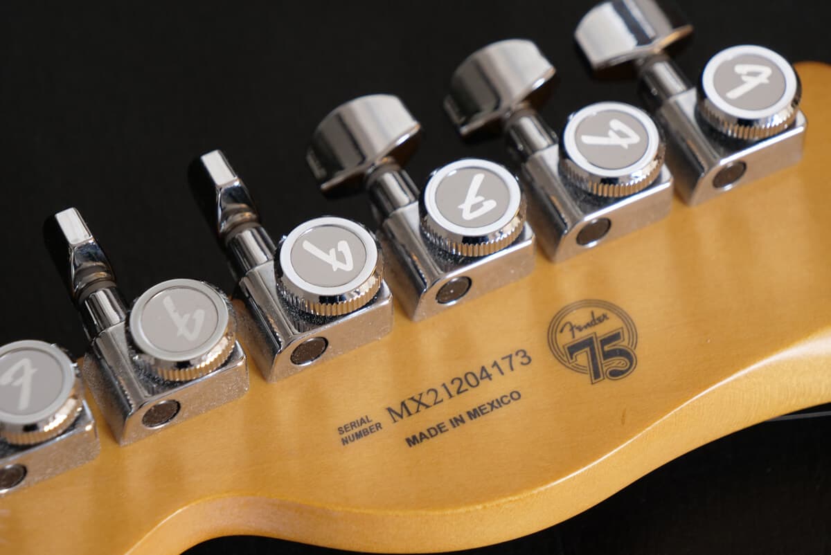 ロック式ペグ（ロッキングチューナー）：チューニングが安定し弦交換が