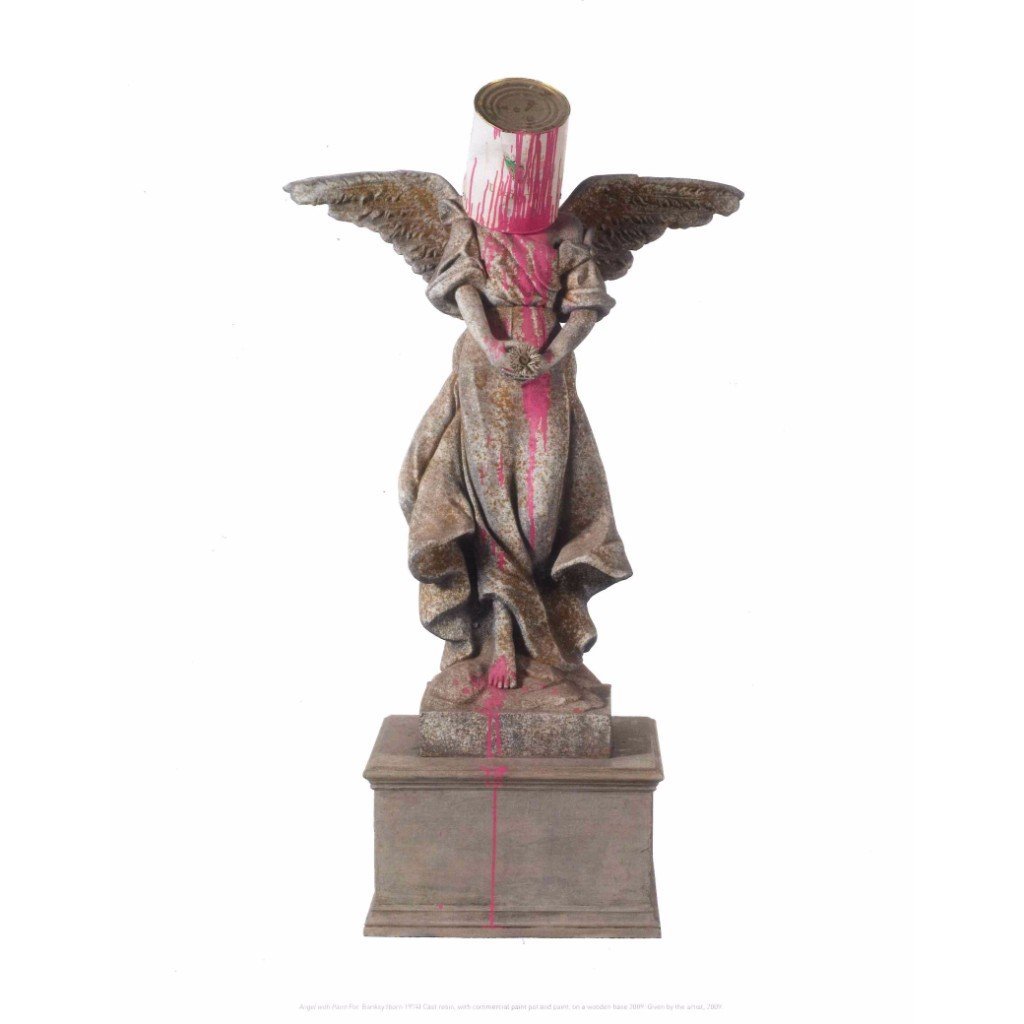 Banksy's Paint Pot Angel, legal rights and the art market