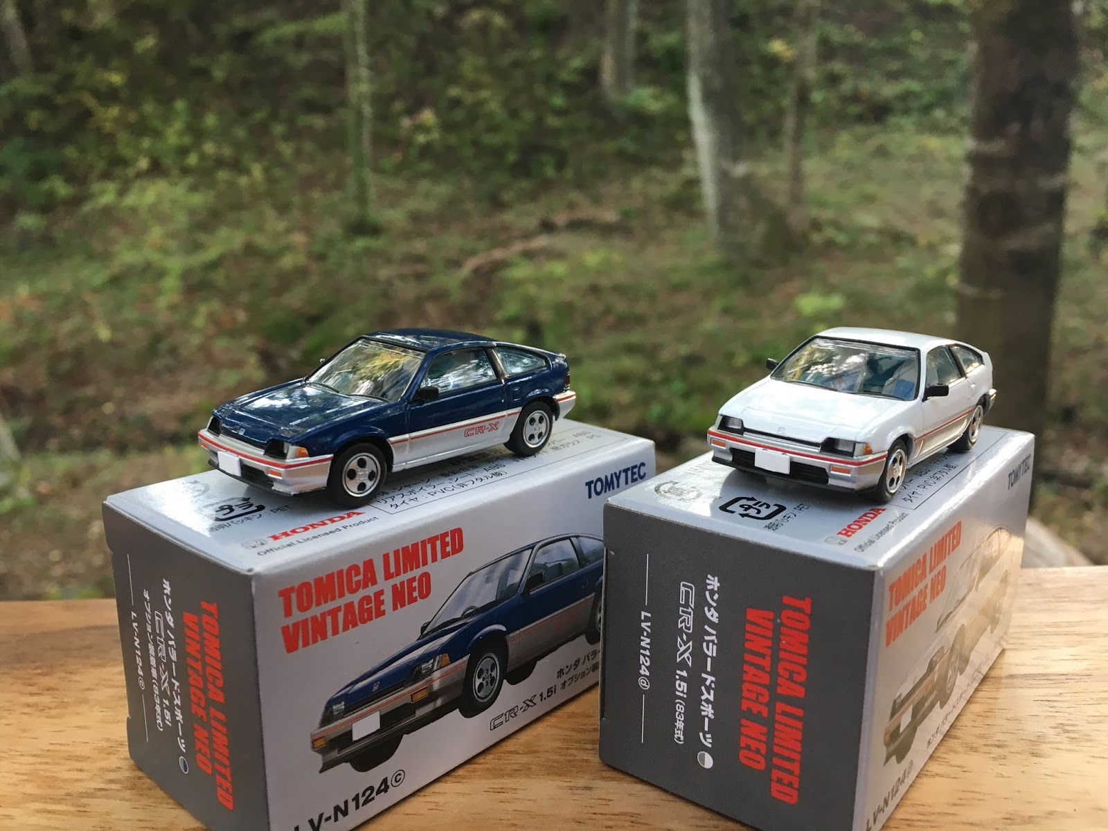 Check out the Honda CR-X and Fiat Panda in the Tomica Limited