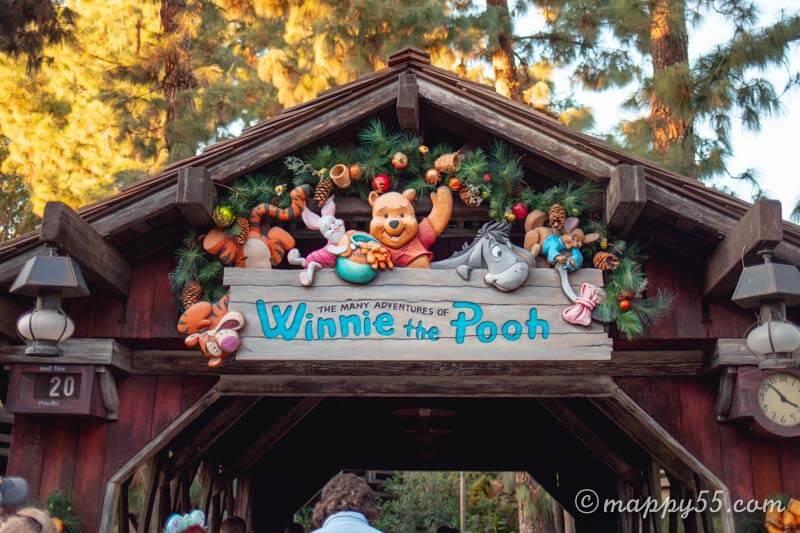 アトラクション】アナハイムディズニーランドのプーさんの冒険